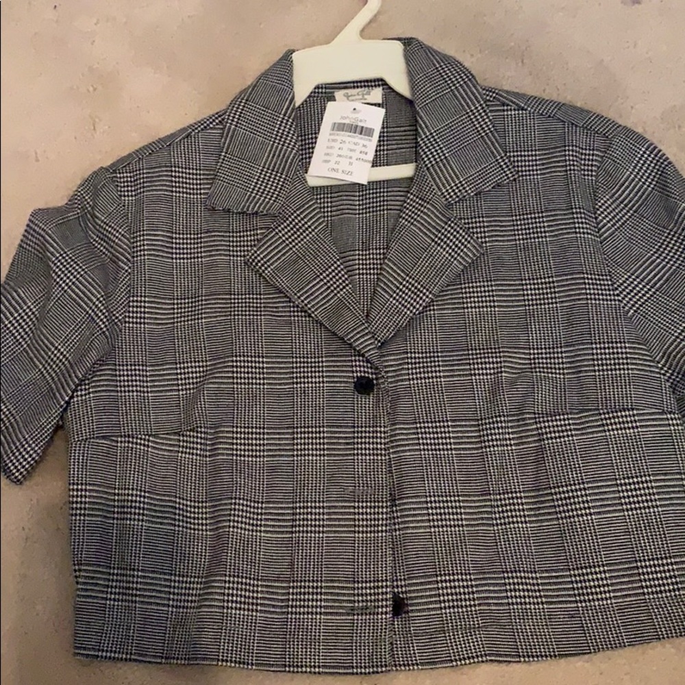 Plaid Cropped